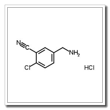 5-(Aminomethyl)-2-chlorobenzonitrile hydrochloride (1:1)