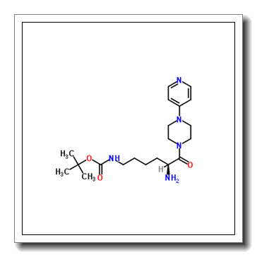 2-Methyl-2-propanyl {(5S)-5-amino-6-oxo-6-[4-(4-pyridinyl)-1-piperazinyl]hexyl}carbamate CAS 204692-66-0