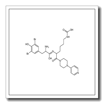 3,5-Dibromo-N-{6-(carboxyamino)-1-oxo-1-[4-(4-pyridinyl)-1-pipera zinyl]-2-hexanyl}tyrosinamide CAS 204693-44-7