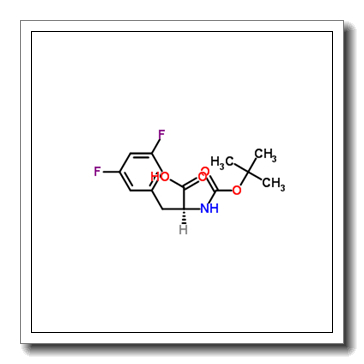 (2R)-3-(3,5-difluorophenyl)-2-[(2-methylpropan-2-yl)oxycarbonylamino]propanoic acid CAS 205445-53-0