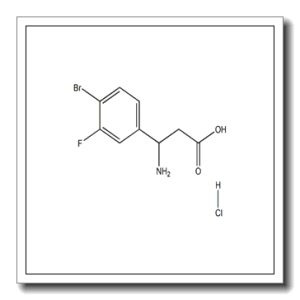 3-氨基-3-(4-溴-3-氟苯基)丙酸盐酸