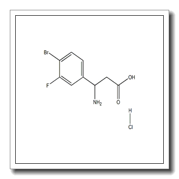 3-AMINO-3-(4-BROMO-3-FLUOROPHENYL)PROPANOIC ACID HCl CAS 2061980-53-6