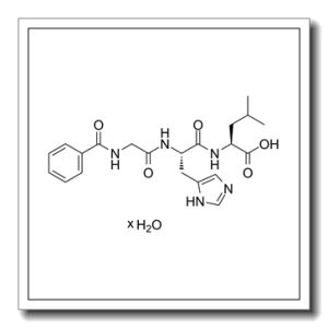 N-马尿酰-L-组氨酰-L-亮氨酸 水合物