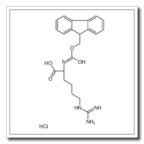 (2S)-6-(diaminomethylideneamino)-2-(9H-fluoren-9-ylmethoxycarbonylamino)hexanoic acid,hydrochloride CAS 208174-14-5 
