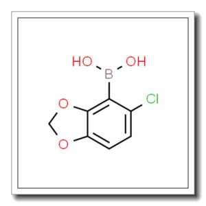 (5-氯苯并[D] [1,3]二氧杂环戊烯-4-基)硼酸