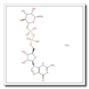 GDP-2-deoxy-2-fluoro-L-fucose ammonium salt