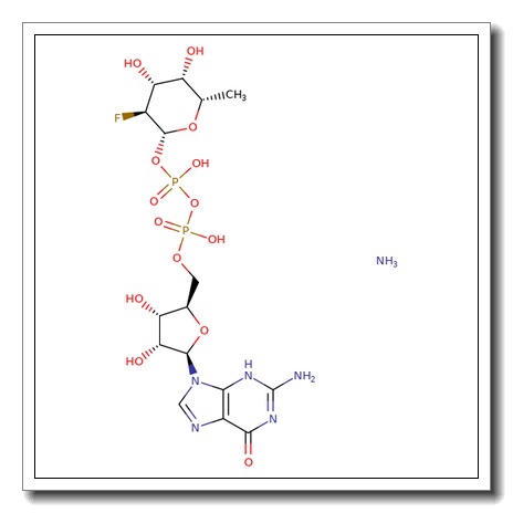 GDP-2-deoxy-2-fluoro-L-fucose ammonium salt
