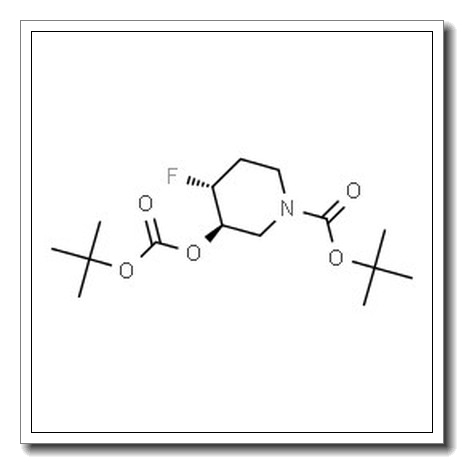 2-Methyl-2-propanyl (3R,4R)-4-fluoro-3-({[(2-methyl-2-propanyl)oxy]carbonyl}oxy)-1-piperidinecarboxylate CAS 2101206-65-7 