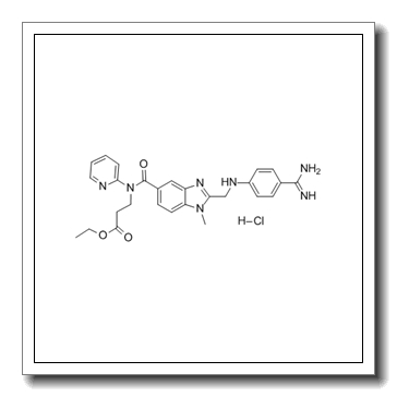 ethyl 3-[[2-[(4-carbamimidoylanilino)methyl]-1-methylbenzimidazole-5-carbonyl]-pyridin-2-ylamino]propanoate,hydrochloride CAS 211914-50-0