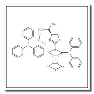 (S)-2-[(SP)-2-(二苯基膦)二茂铁基]-4-异丙基-2-噁唑啉三苯基膦二氯化钌(II)络合物