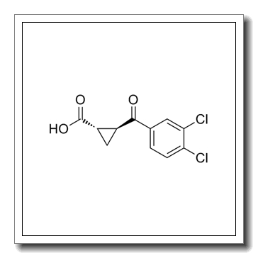 (1S,2S)-2-(3,4-Dichlorobenzoyl)cyclopropanecarboxylic acid CAS 213400-34-1