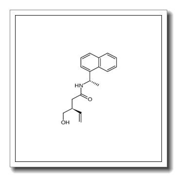 (S)-3-Hydroxymethyl-pent-4-enoic acid ((S)-1-naphthalen-1-yl-ethyl)-amide CAS 214976-90-6