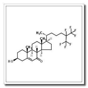3-β-hydroxy-25,26,26,26,27,27,27-heptafluorocholest-5-en-7-one