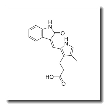 3-[4-methyl-2-[(Z)-(2-oxo-1H-indol-3-ylidene)methyl]-1H-pyrrol-3-yl]propanoic acid CAS 215543-92-3