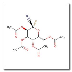 2,3,4,6-Tetra-O-acetyl-1-deoxy-1-fluoro-a-D-galactopyranosyl cyanide