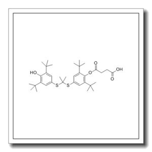 4-(2,6-二-叔丁基-4-(2-(3,5-二-叔丁基-4-羟基苯基硫代)丙烷-2-基硫代)苯氧基)-4-氧代丁酸