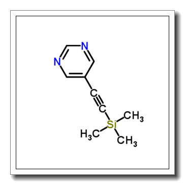 trimethyl(2-pyrimidin-5-ylethynyl)silane CAS 216309-28-3