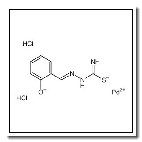 dichloropalladium,[(6-oxocyclohexa-2,4-dien-1-ylidene)methylamino]thiourea CAS 219954-63-9 