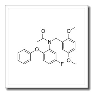 N-(2,5-二甲氧基苄基)-N-(5-氟-2-苯氧基苯基)乙酰胺