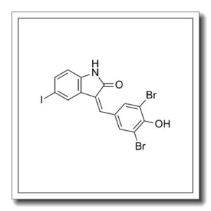3-(3,5-二溴-4-羟基苯亚甲基)-5-碘-1,3-二氢吲哚-2-酮