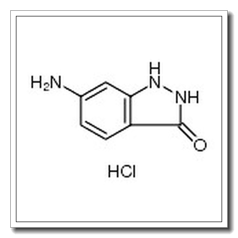 3H-​Indazol-​3-​one, 6-​amino-​1,​2-​dihydro-​, hydrochloride (1:1) CAS 220991-84-4 
