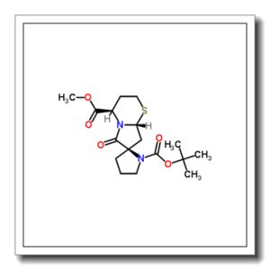 4′-Methyl 1-(2-methyl-2-propanyl) (2R,4’R,8a’R)-6′-oxotetrahydro-1H,2’H-spiro[pyrrolidine-2,7′-pyrrolo[2,1-b][1,3]thiazine]-1,4′-dicarboxylate