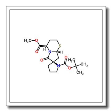 4'-Methyl 1-(2-methyl-2-propanyl) (2R,4'R,8a'R)-6'-oxotetrahydro-1H,2'H-spiro[pyrrolidine-2,7'-pyrrolo[2,1-b][1,3]thiazine]-1,4'-dicarboxylate CAS 221040-37-5