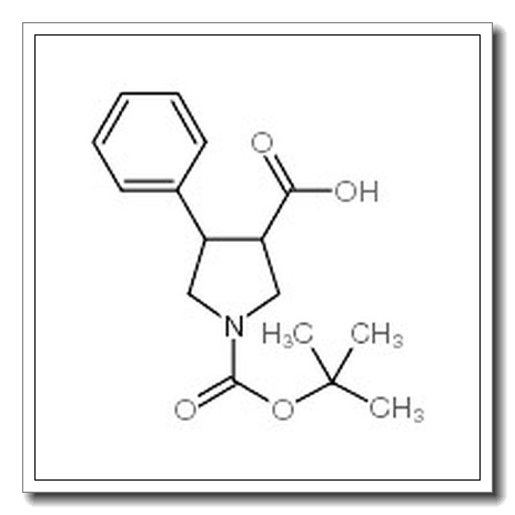 1-[(tert-butyl)oxycarbonyl]-4-phenylpyrroline-3-carboxylic acid CAS 221142-28-5 