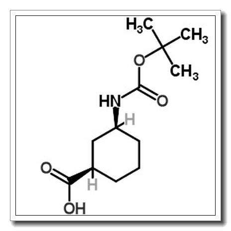boc-(+/-)-cis-3-aminocyclohexane-1-carboxylic acid CAS 222530-33-8 