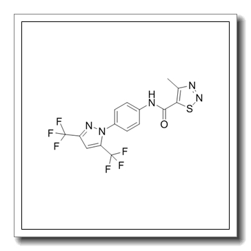 N-[4-[3,5-bis(trifluoromethyl)pyrazol-1-yl]phenyl]-4-methylthiadiazole-5-carboxamide CAS 223499-30-7