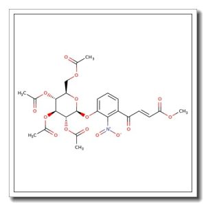 (2E)-4-[2-Nitro-3-[(2,3,4,6-tetra-O-acetyl-b-D-glucopyranosyl)oxy]phenyl]-4-oxo-2-butenoic acid methyl ester