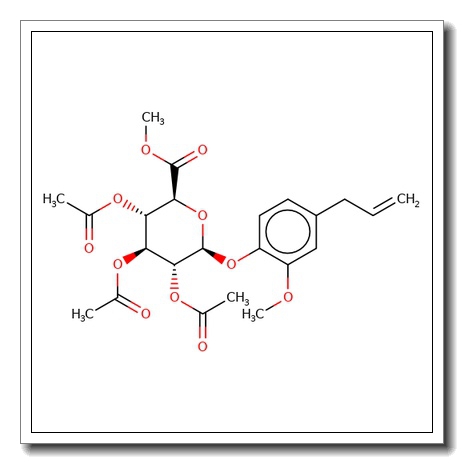 Eugenol-β-D-glucuronide tetraacetate