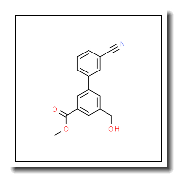 Methyl 3-(3-cyanophenyl)-5-(hydroxymethyl)benzoate CAS 225657-76-1