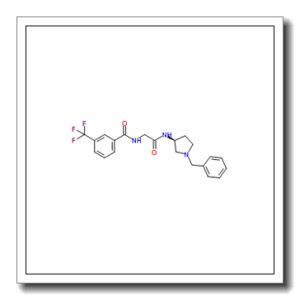 N-(2-{[(3S)-1-Benzyl-3-pyrrolidinyl]amino}-2-oxoethyl)-3-(trifluoromethyl)benzamide