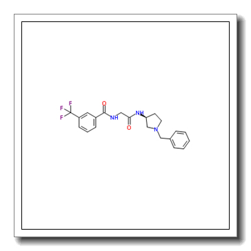 N-(2-{[(3S)-1-Benzyl-3-pyrrolidinyl]amino}-2-oxoethyl)-3-(trifluoromethyl)benzamide CAS 226228-42-8