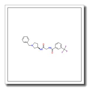 N-(2-{[(3R)-1-Benzyl-3-pyrrolidinyl]amino}-2-oxoethyl)-3-(trifluoromethyl)benzamide