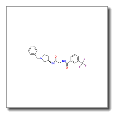 N-(2-{[(3R)-1-Benzyl-3-pyrrolidinyl]amino}-2-oxoethyl)-3-(trifluoromethyl)benzamide CAS 226228-88-2
