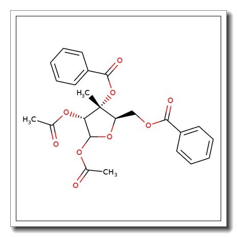 1,2-Di-O-acetyl-3,5-di-O-benzoyl-3-b-C-methyl-D-ribofuranose CAS 22672-43-1
