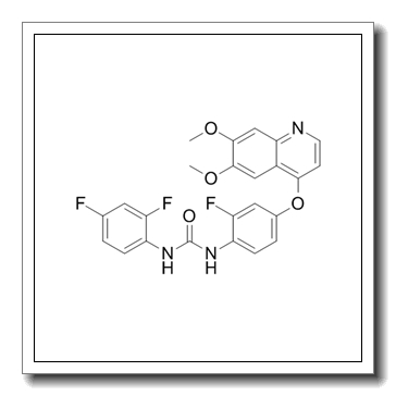 1-(2,4-difluorophenyl)-3-[4-(6,7-dimethoxyquinolin-4-yl)oxy-2-fluorophenyl]urea CAS 228559-41-9