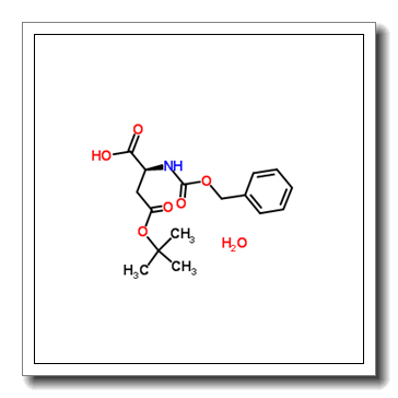(2S)-2-{[(Benzyloxy)carbonyl]amino}-4-[(2-methyl-2-propanyl)oxy]-4-oxobutanoic acid hydrate (1:1) CAS 229957-50-0