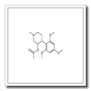 [1-methyl-4-(2,4,6-trimethoxyphenyl)-3-piperidyl] acetate