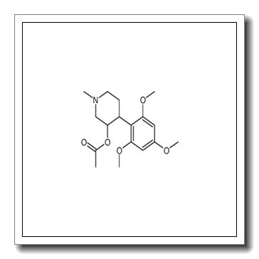 [1-methyl-4-(2,4,6-trimethoxyphenyl)-3-piperidyl] acetate