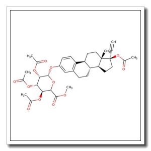 Ethynyl estradiol 17-acetate-3-(2′,3′,4′-tri-O-acetyl-b-D-glucuronide) methyl ester