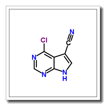 4-chloro-7h-pyrrolo[2,3-d]pyrimidine-5-carbonitrile CAS 24391-41-1
