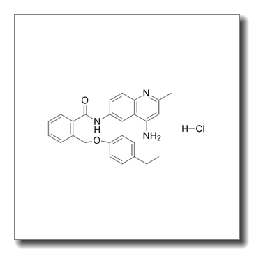 N-(4-amino-2-methylquinolin-6-yl)-2-[(4-ethylphenoxy)methyl]benzamide,hydrochloride CAS 244218-51-7