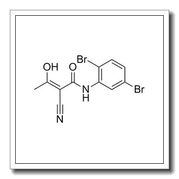 (2Z)-2-氰基-N-(2,5-二溴苯基)-3-羟基-2-丁烯酰胺