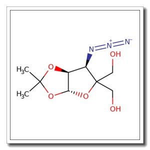 3-Azido-3-deoxy-4-hydroxymethyl-1,2-O-isopropylidene-a-D-ribofuranose