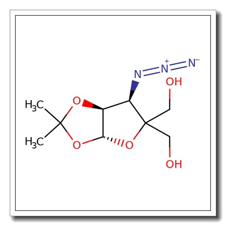 3-Azido-3-deoxy-4-hydroxymethyl-1,2-O-isopropylidene-a-D-ribofuranose