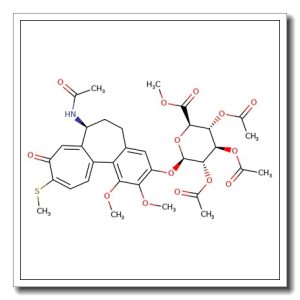 3-Demethyl thiocolchicine 2-O-(2,3,4-tri-O-acetyl-b-D-glucuronide methyl ester)