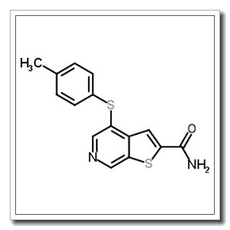 4-[(4-甲基苯基)硫基]噻吩并[2,3-C]吡啶-2-甲酰胺